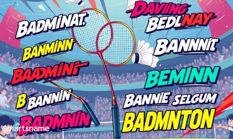 Badminton Team Names