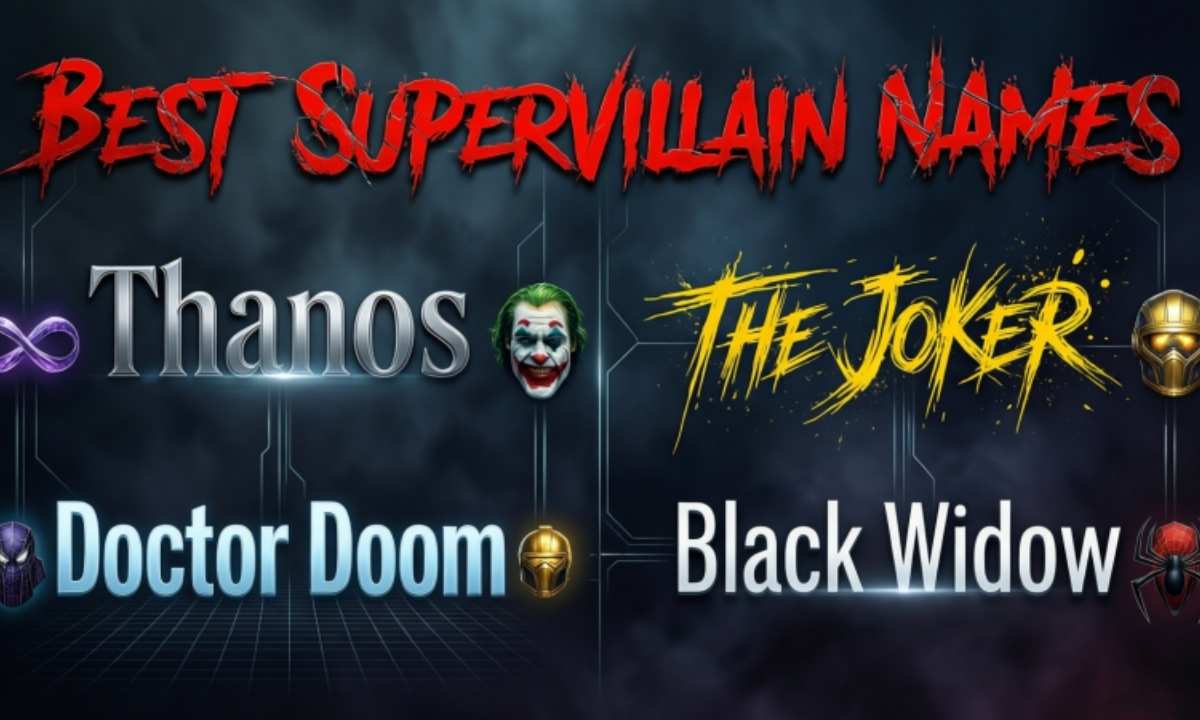 Best Supervillain Names