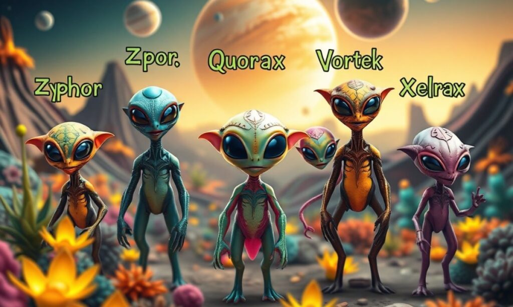 Cool Alien Names