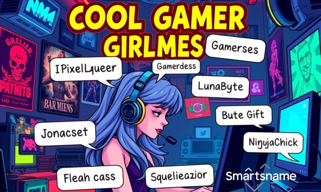 Cool Gamer Girl Names