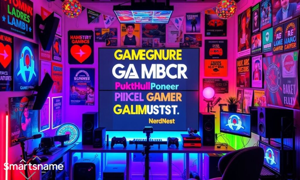 Cool Gaming Names for Youtube