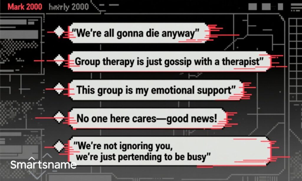 Dark humor group chat names reddit