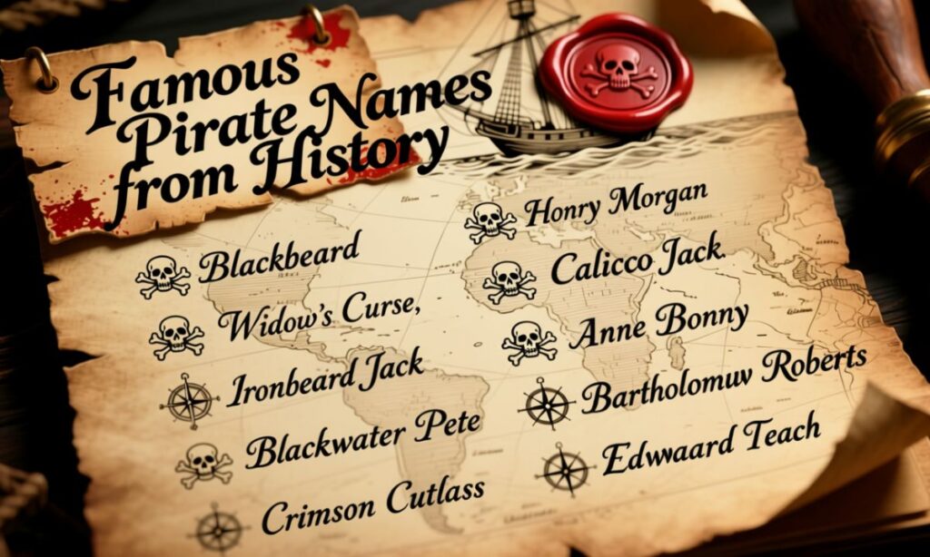 Famous Pirate Names from History