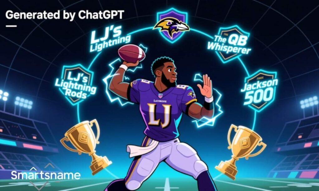 Lamar Jackson Fantasy Football Team Names from ChatGPT