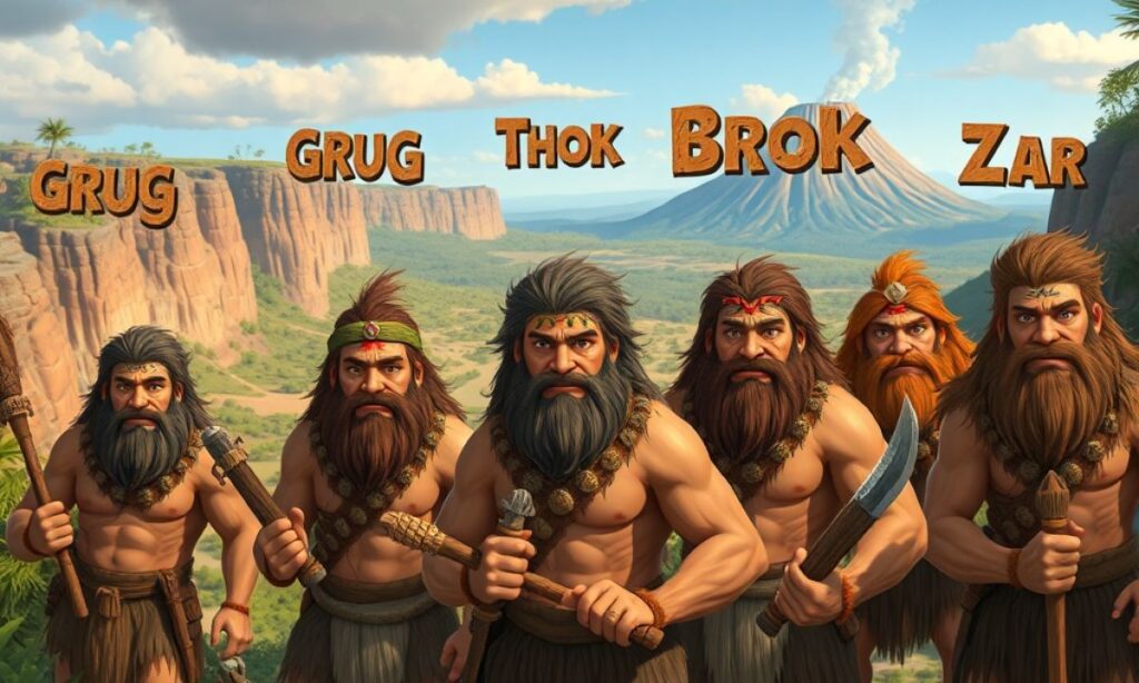 Male Caveman Names with Meanings