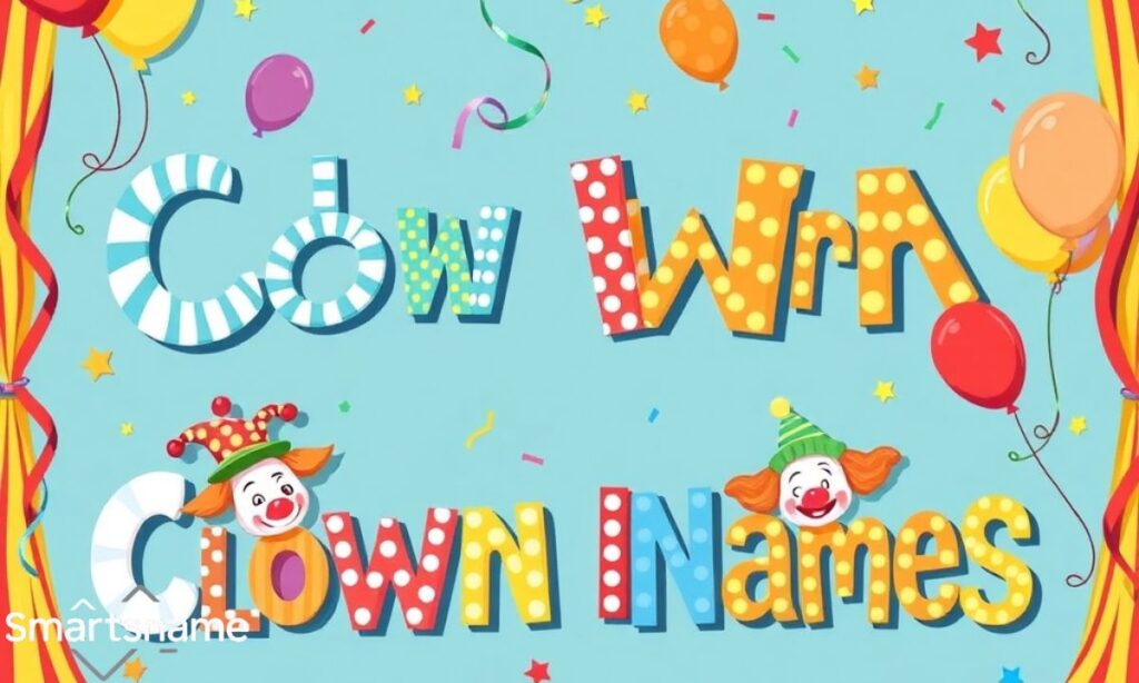 Male & Female Clown Names