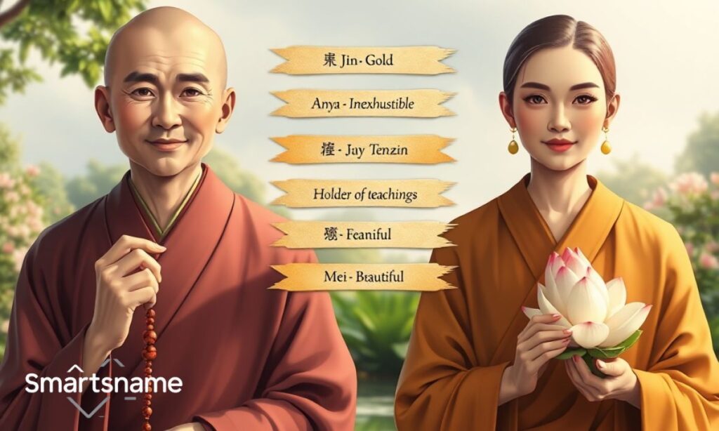 Male & Female Monk Names