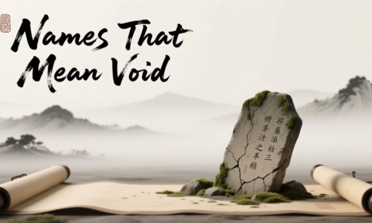 Names That Mean Void