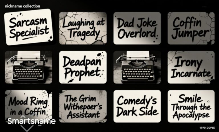 Nicknames for Darkhumor