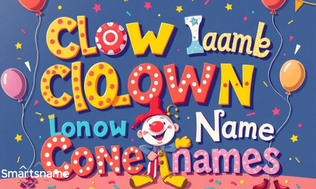 One Word Clown Names
