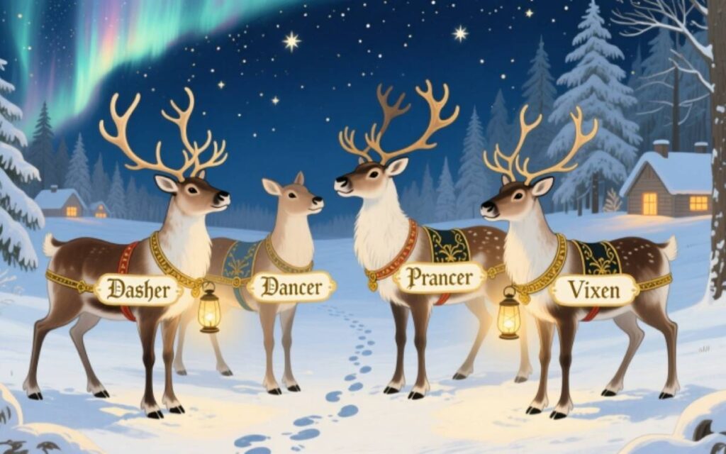 _Traditional Reindeer Names from Christmas Stories