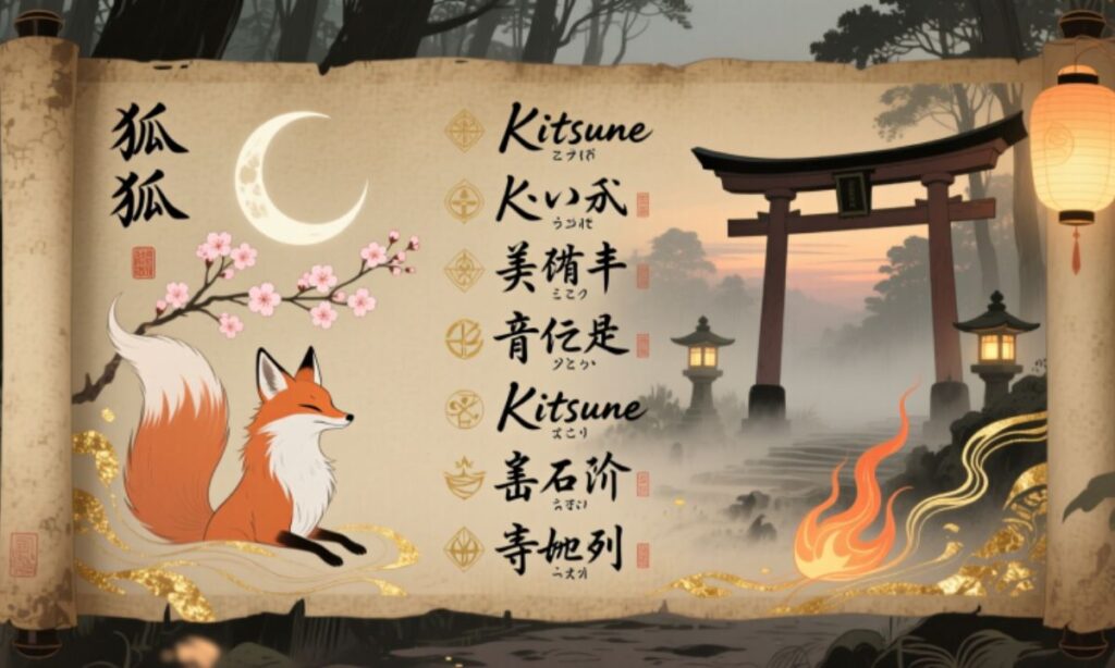 Unique Kitsune Names