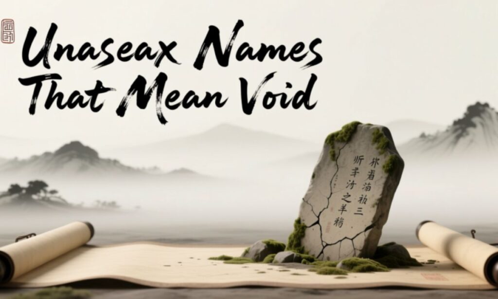 Unisex Names That Mean Void
