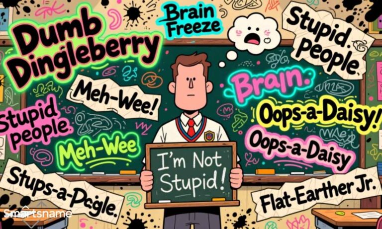 250+ Funny Names for Stupid People