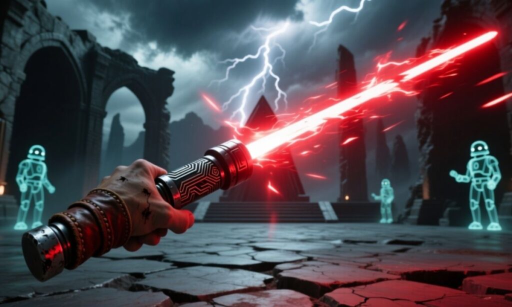 4. Red Lightsaber