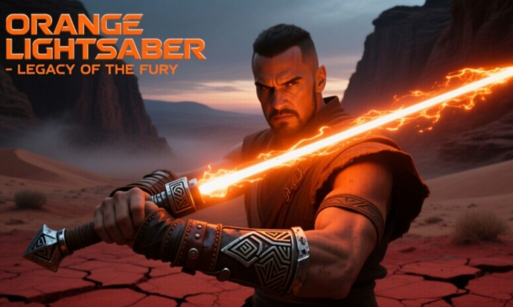 5. Orange Lightsaber