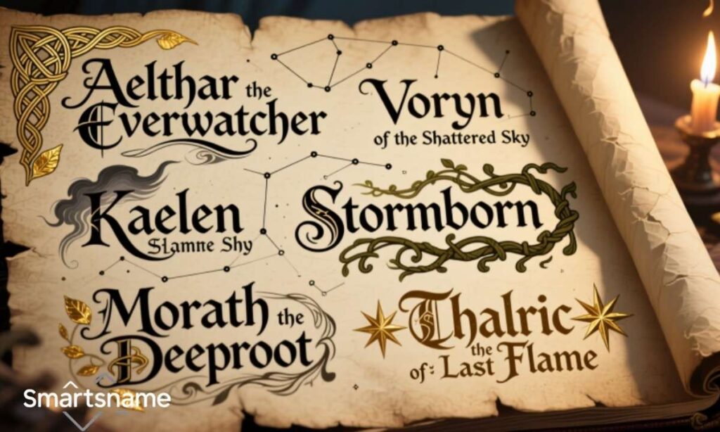 Ancient and Mythological Male Fantasy Names