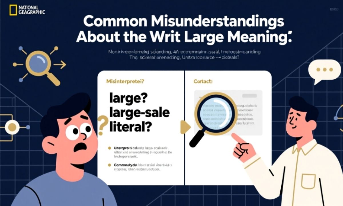Common Misunderstandings About the Writ Large Meaning