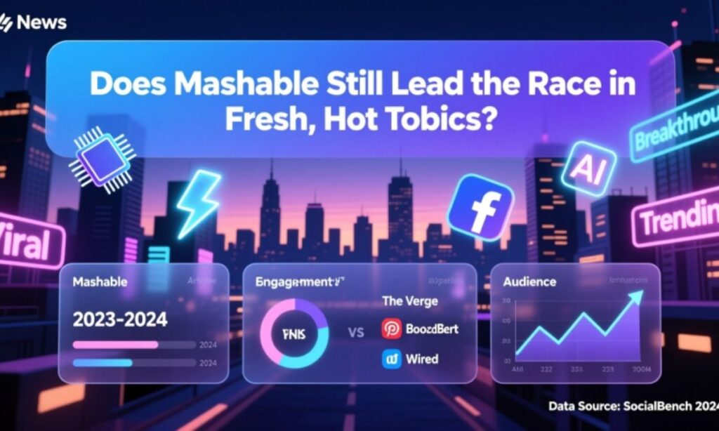 Does Mashable Still Lead the Race in Fresh, Hot Topics