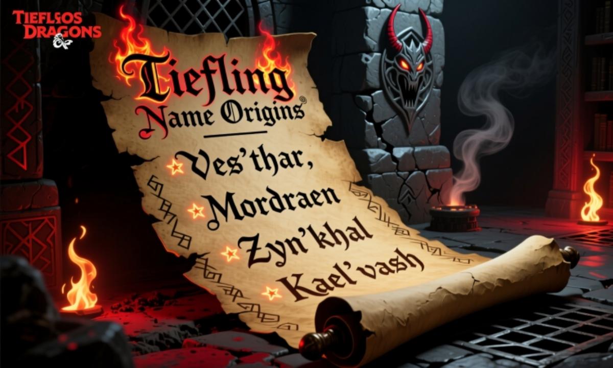 Dungeons & Dragons Tiefling Name Inspiration