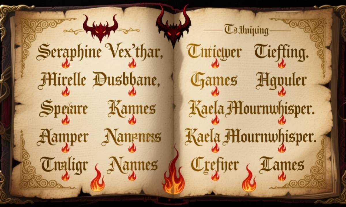 Female Tiefling Names