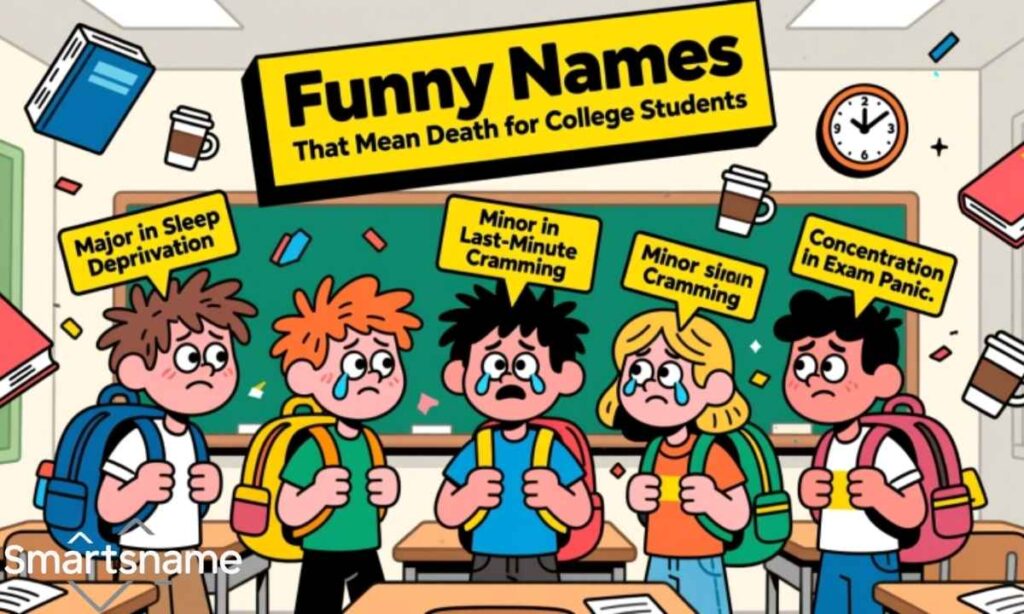 Funny Names That Mean Death for College Students