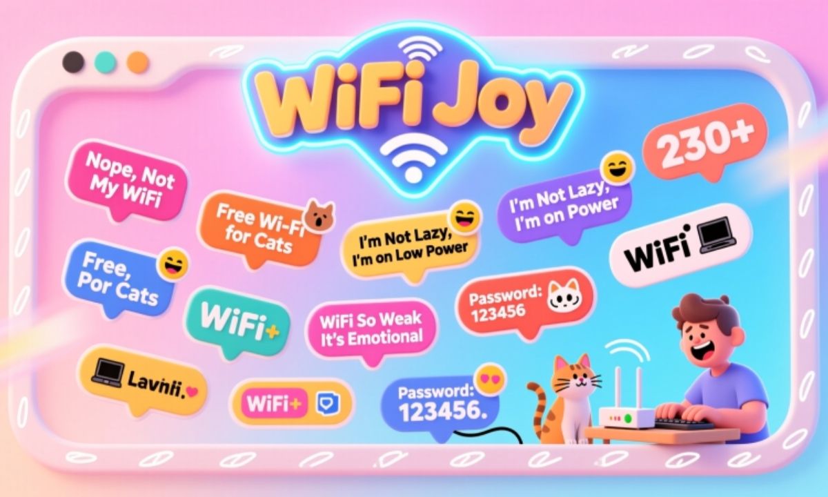 How 230+ Funny WiFi Names Turn Boring Moments Into Joyful Ones