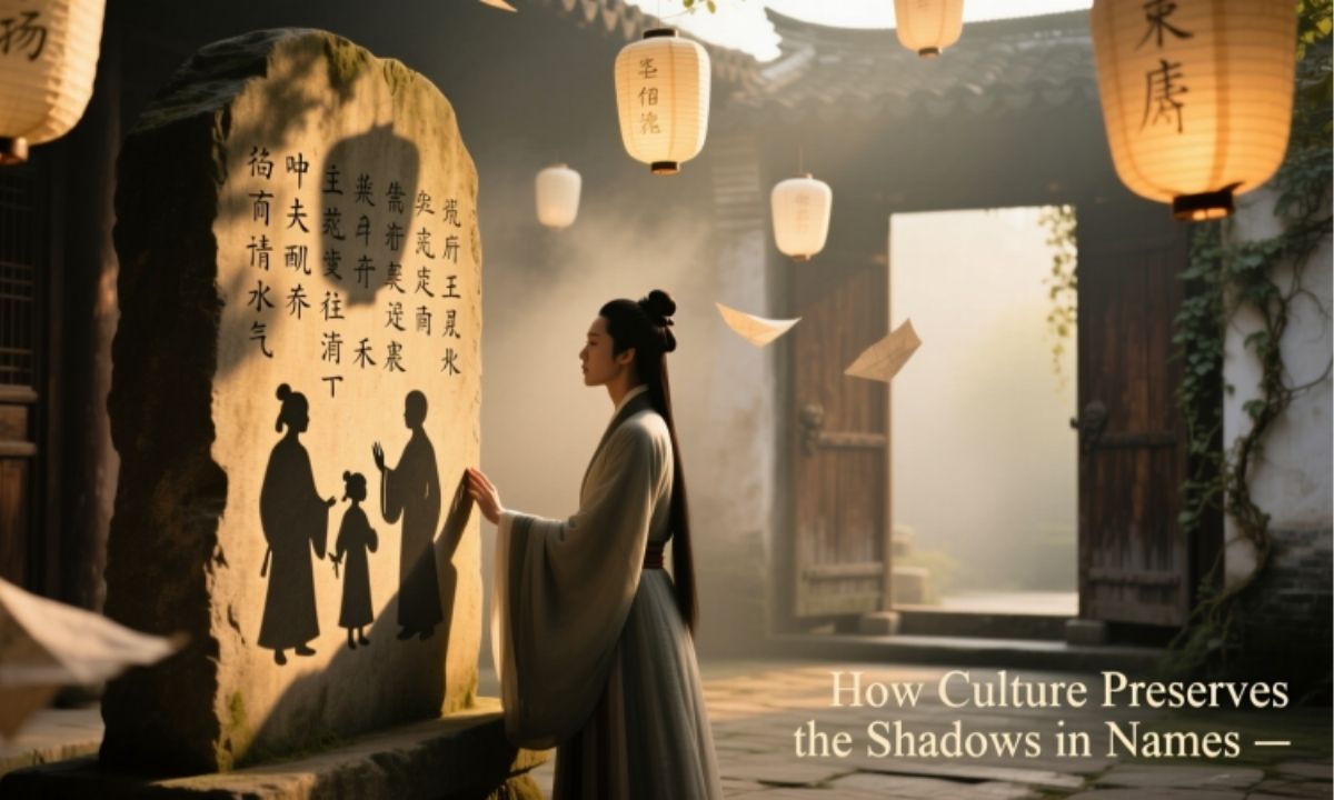 How Culture Preserves the Shadows in Names