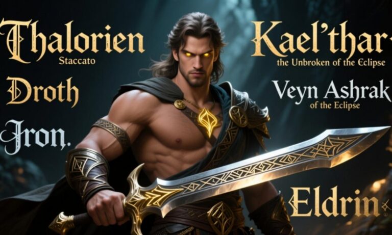 How Do Fantasy Male Names Add Power and Magic to Characters