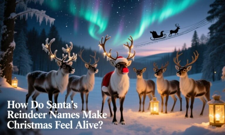 How Do Santa’s Reindeer Names Make Christmas Feel Alive
