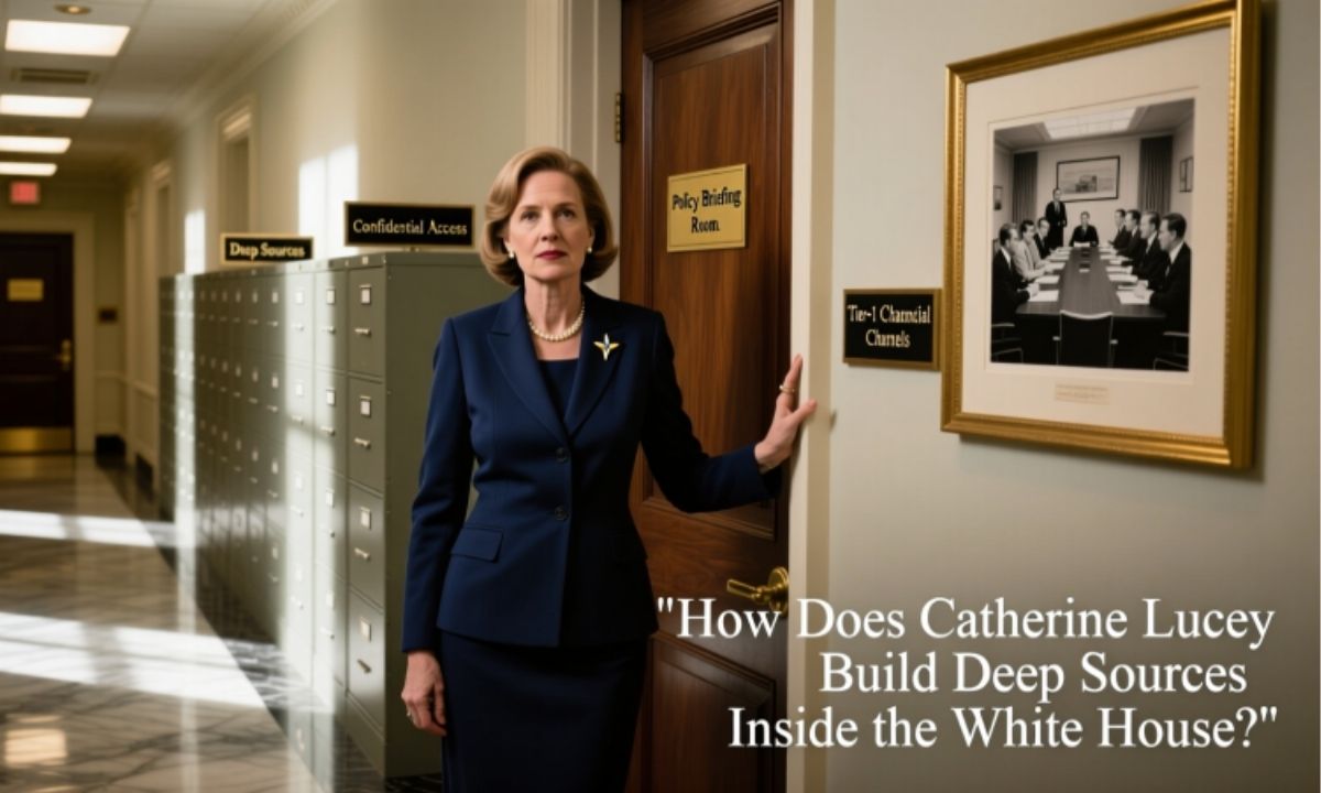 How Does Catherine Lucey Build Deep Sources Inside the White House