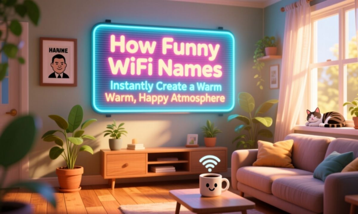 How Funny WiFi Names Instantly Create a Warm, Happy Atmosphere