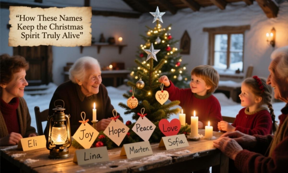 How These Names Keep the Christmas Spirit Truly Alive