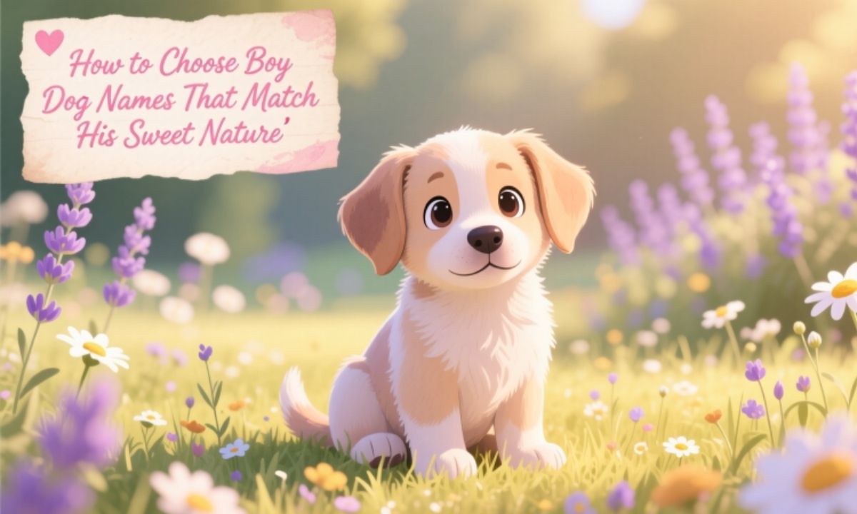 How to Choose Boy Dog Names That Match His Sweet Nature