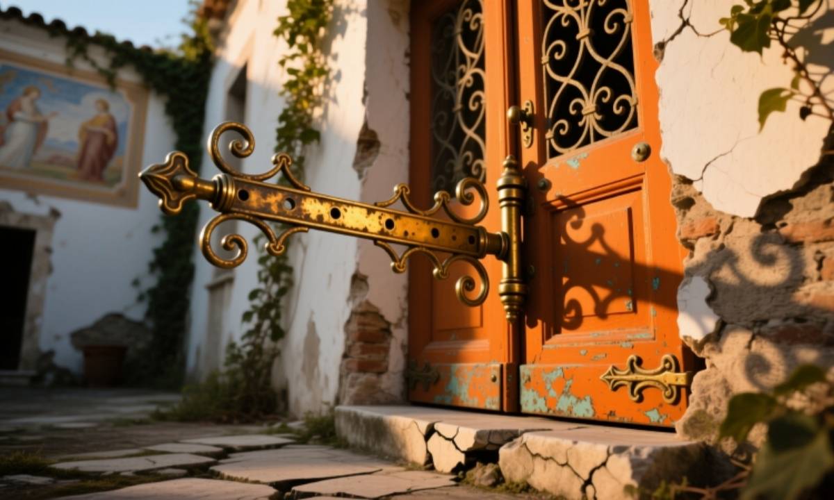 Orange Door Hinge Strands