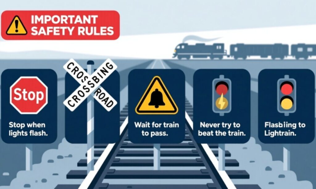 Railroad Crossing Signs Safety Tips and Meanings