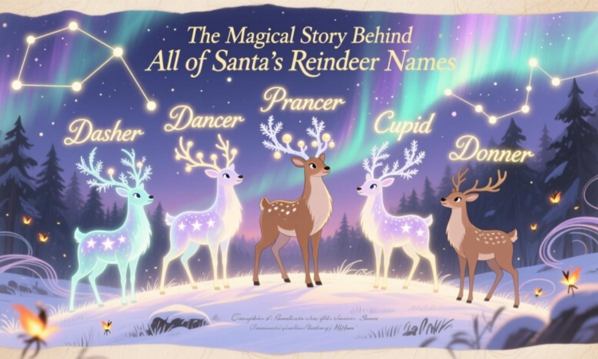 The Magical Story Behind All of Santa’s Reindeer Names