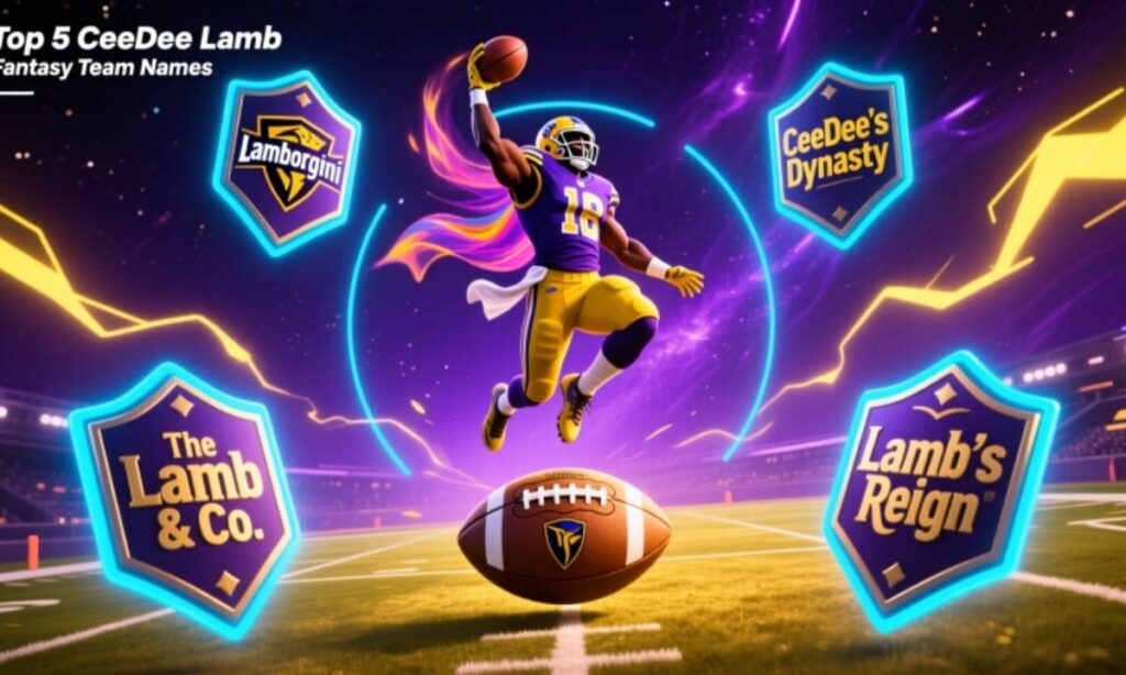 Top 5 CeeDee Lamb Fantasy Team Names