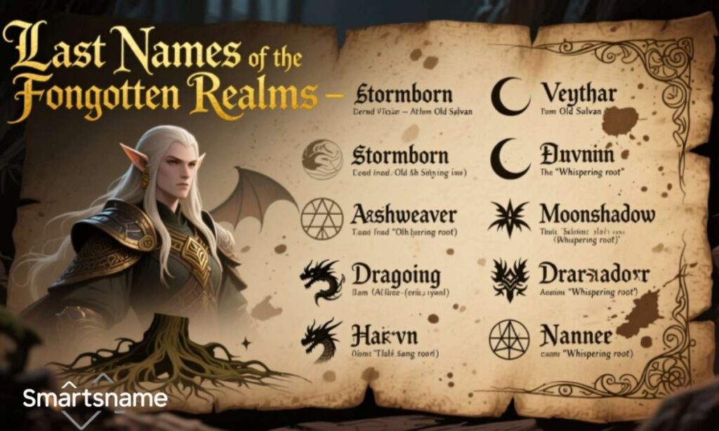 Unique Last Names for Fantasy Characters