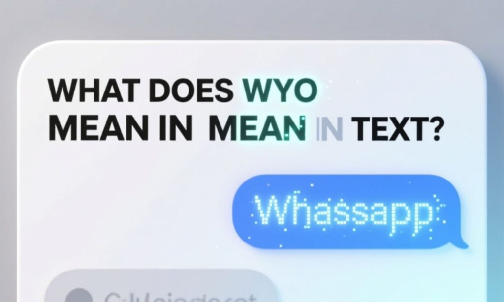 What Does WYO Mean in Text