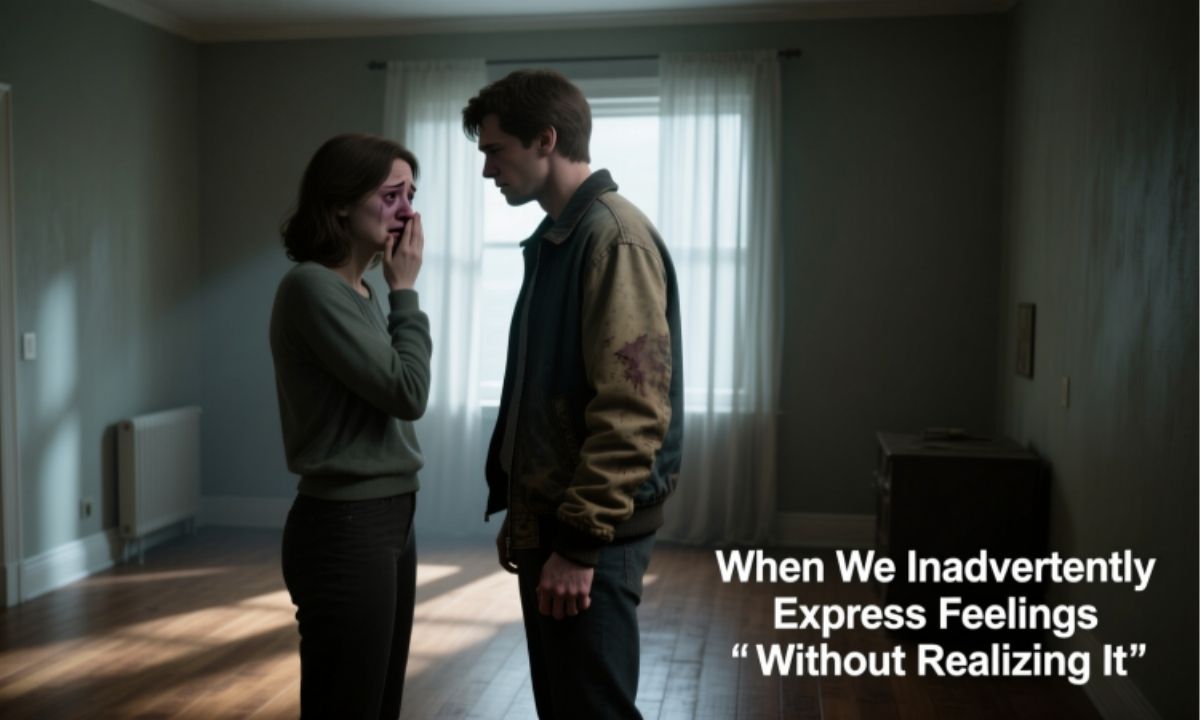 When We Inadvertently Express Feelings Without Realizing It