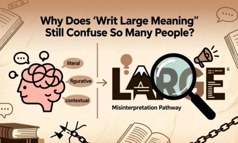 Why Does “Writ Large Meaning” Still Confuse So Many People