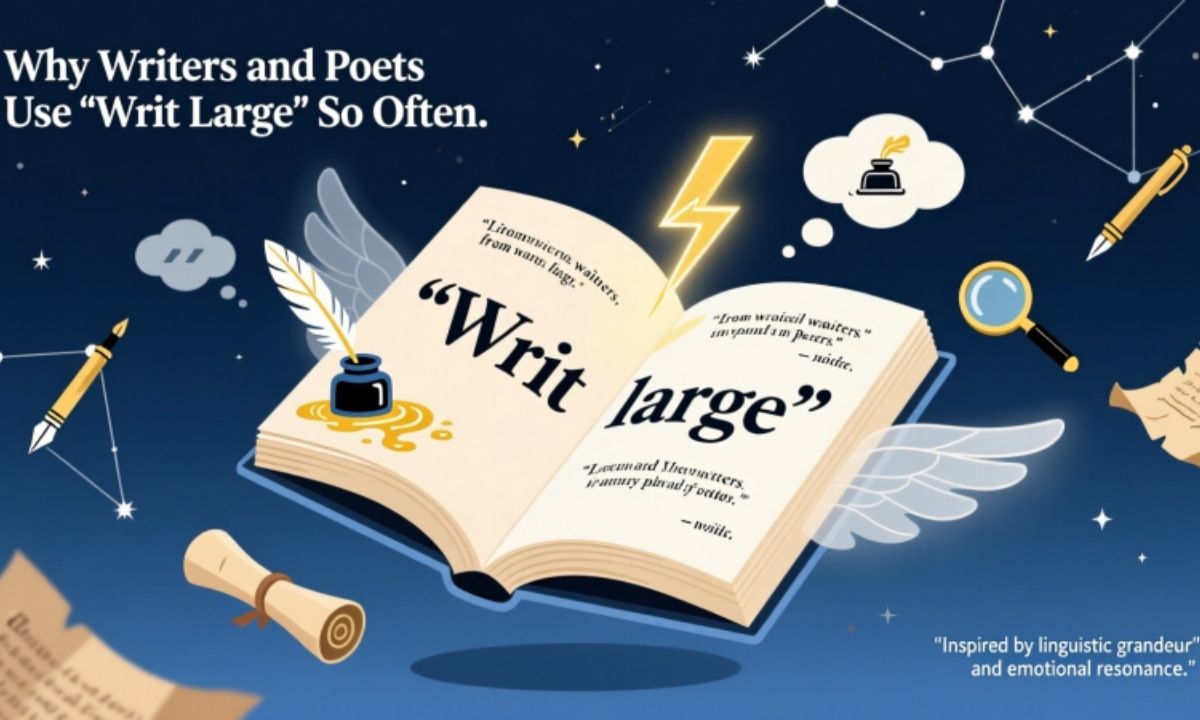 Why Writers and Poets Use Writ Large Meaning So Often