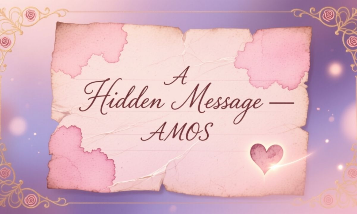 AMOS in Romantic Texts: A Hidden Message