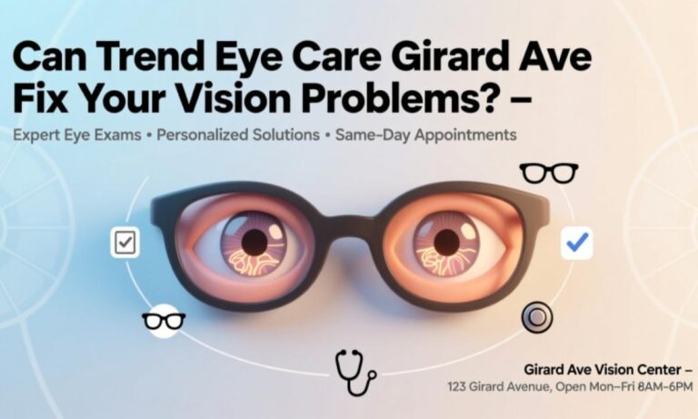 Can Trend Eye Care Girard Ave Fix Your Vision Problems