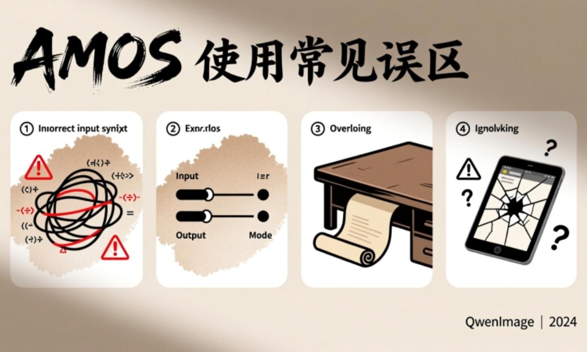 Common Mistakes While Using AMOS in Text