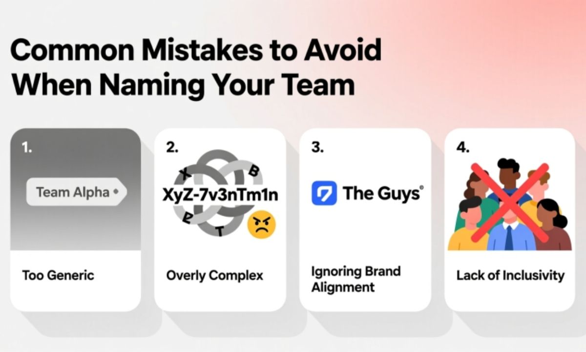 Common Mistakes to Avoid When Naming Your Team