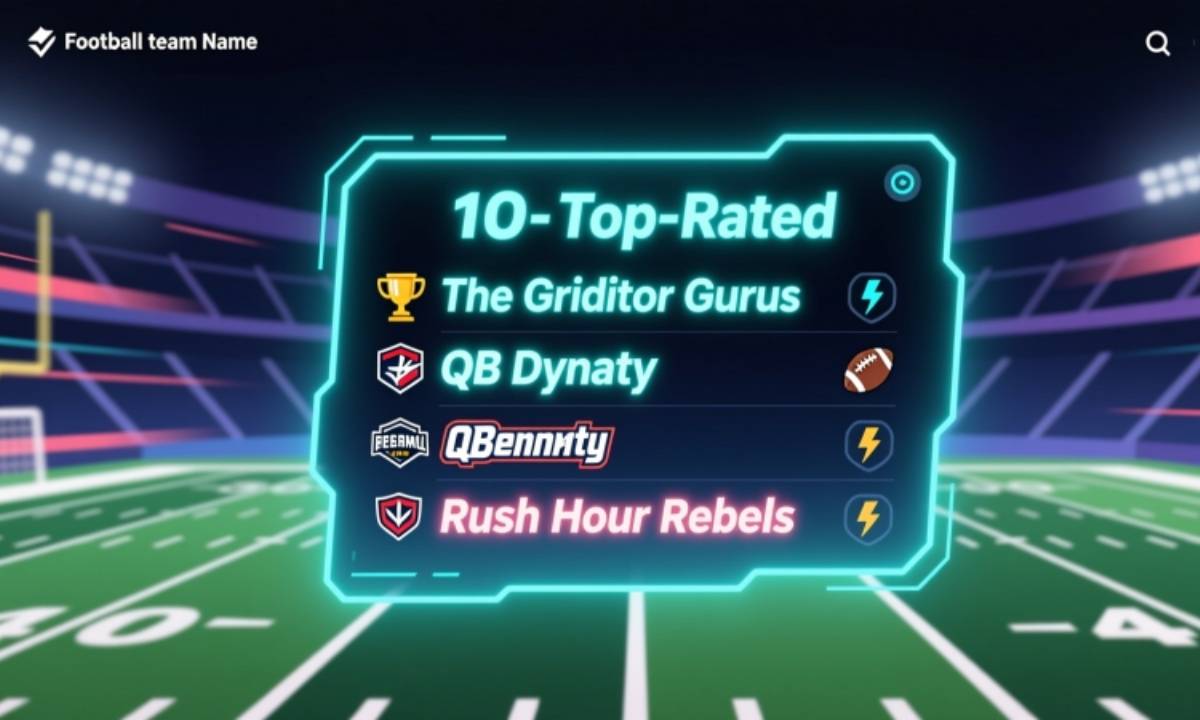 Find the best names for your fantasy football team 🏈