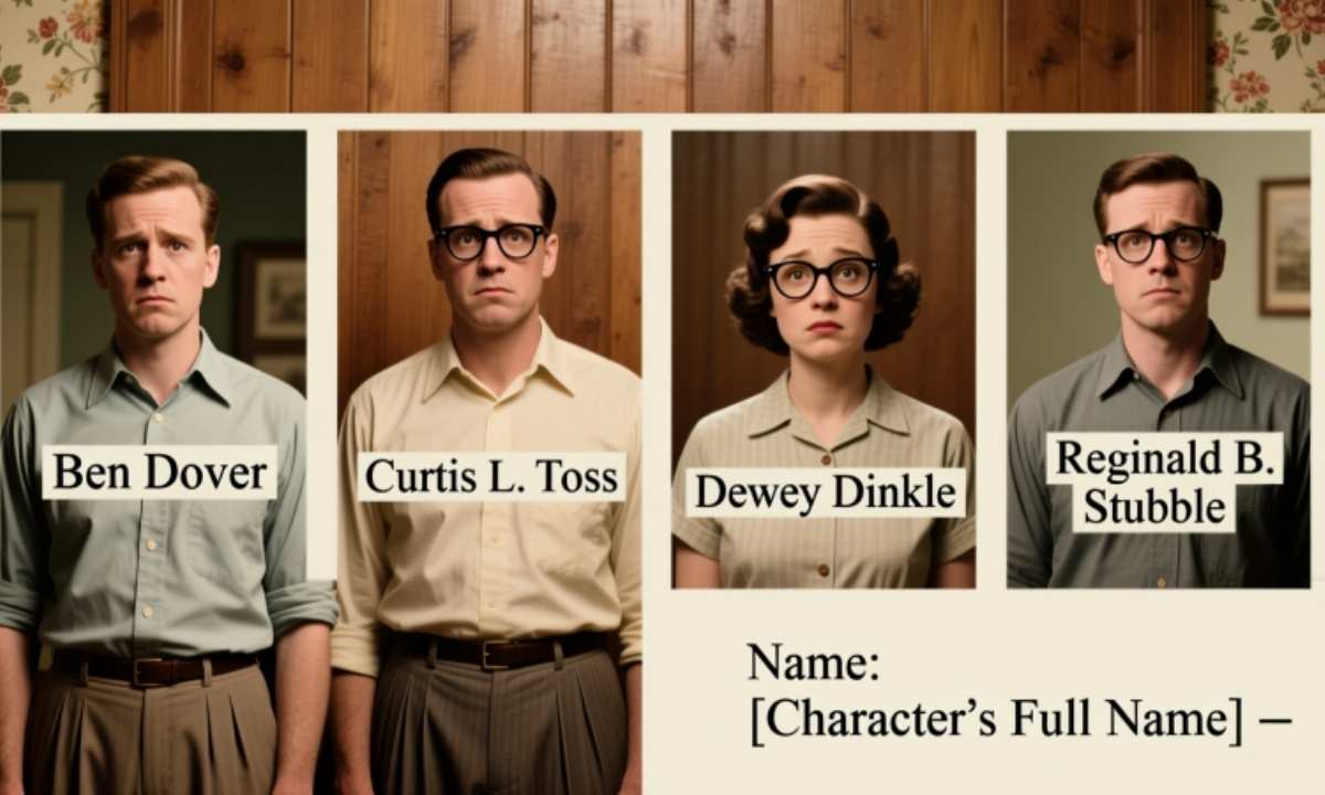 Funny Names Like Ben Dover That Sound Real at First