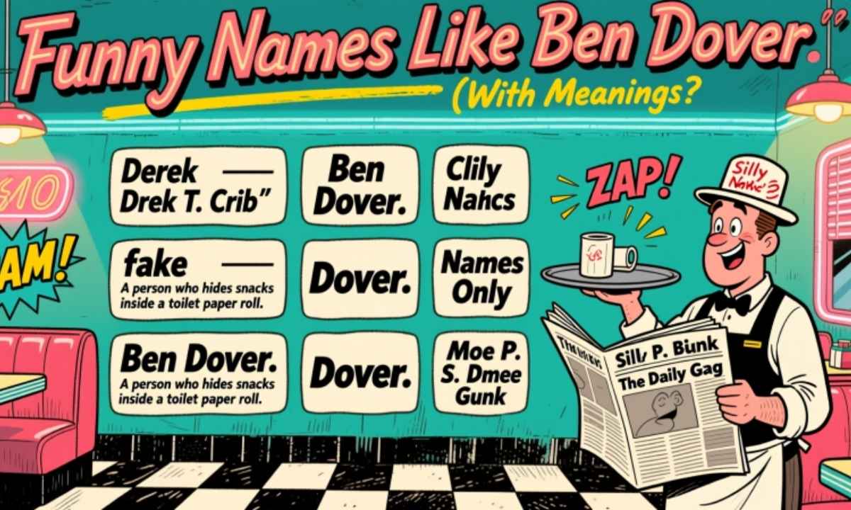 Funny Names Like Ben Dover (With Meanings)